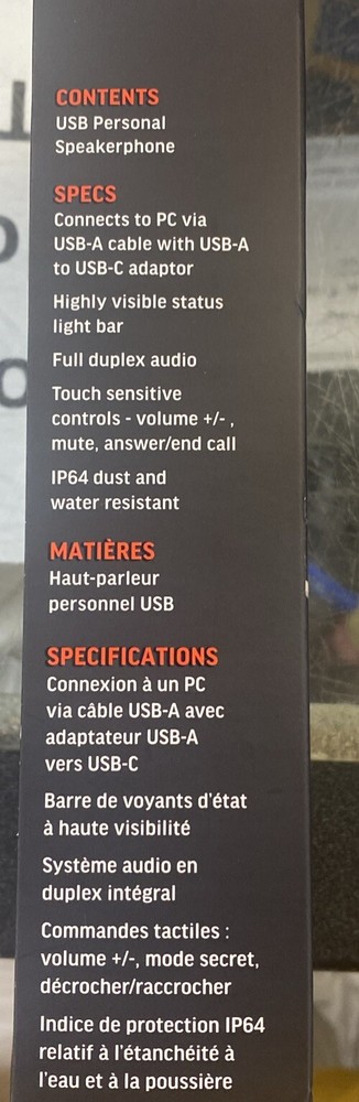 Poly Sync 10 USB-A USB-C Speakerphone 772C3AA