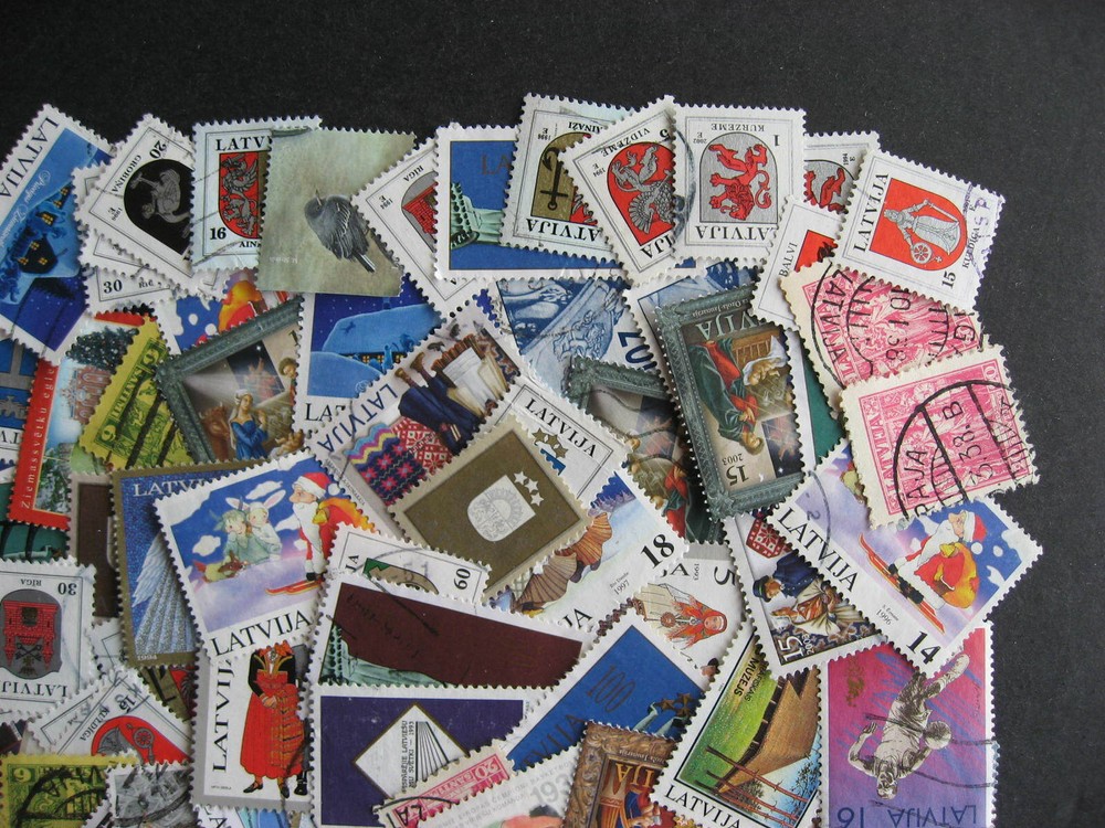 Hoard breakup mixture 100 Latvia Duplicates & mixed condition