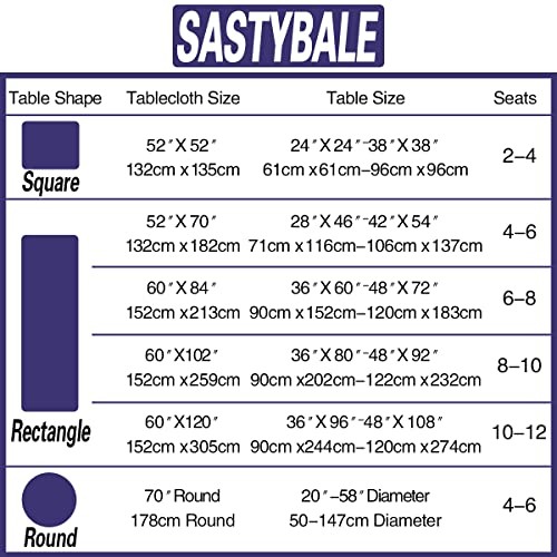 Rectangle Tablecloth Blue 120" x 60" (Rectangular) Blue and White Porcelain
