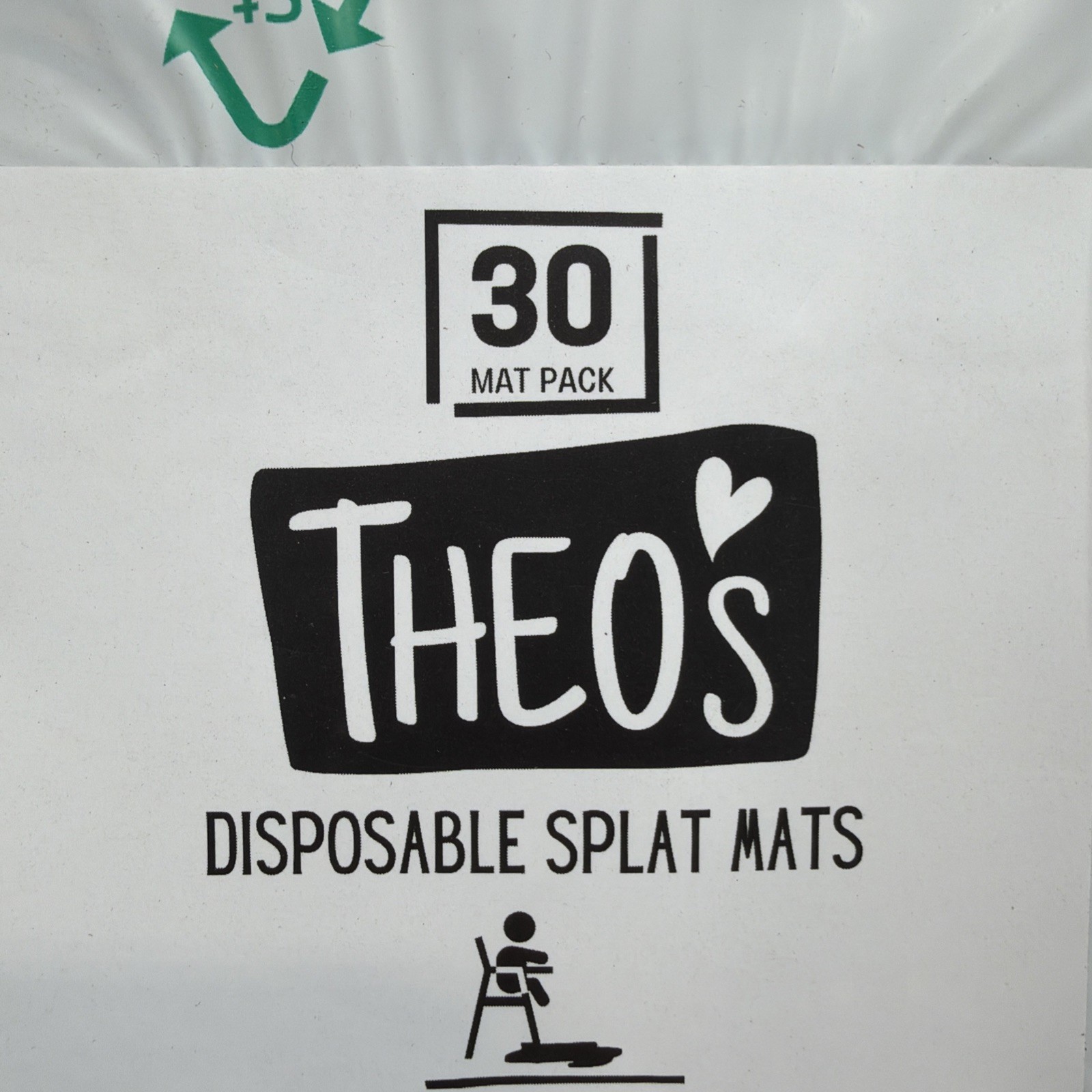 THEO'S Disposable Splat Mats *30 Pack* Biodegradable + Compostable Size: 47"X29"