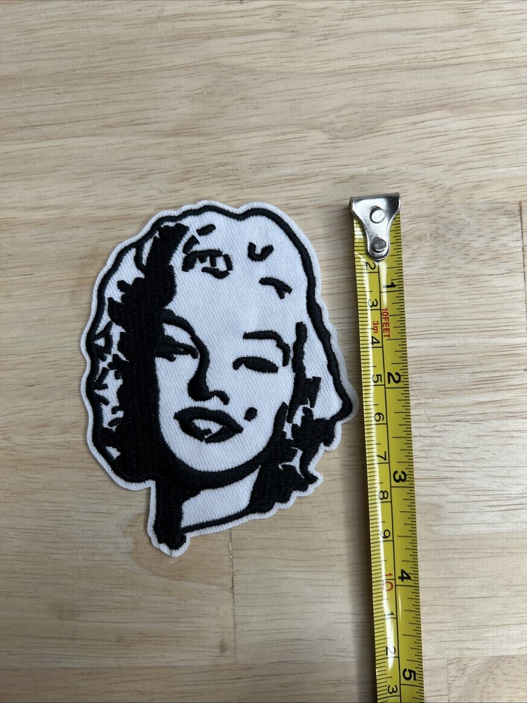 Marilyn Monroe Embroidered Iron On Patch