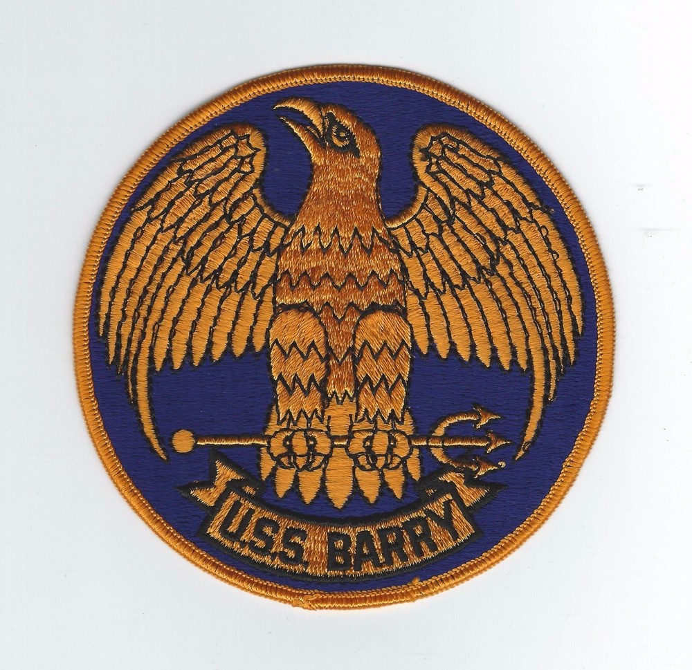 60s-70s USS BARRY DD-933 patch