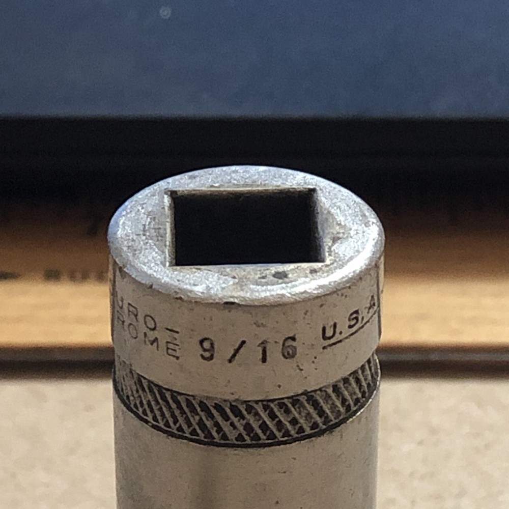 Duro-Chrome 3/8 Drive Deep Socket Size 9/16 4444
