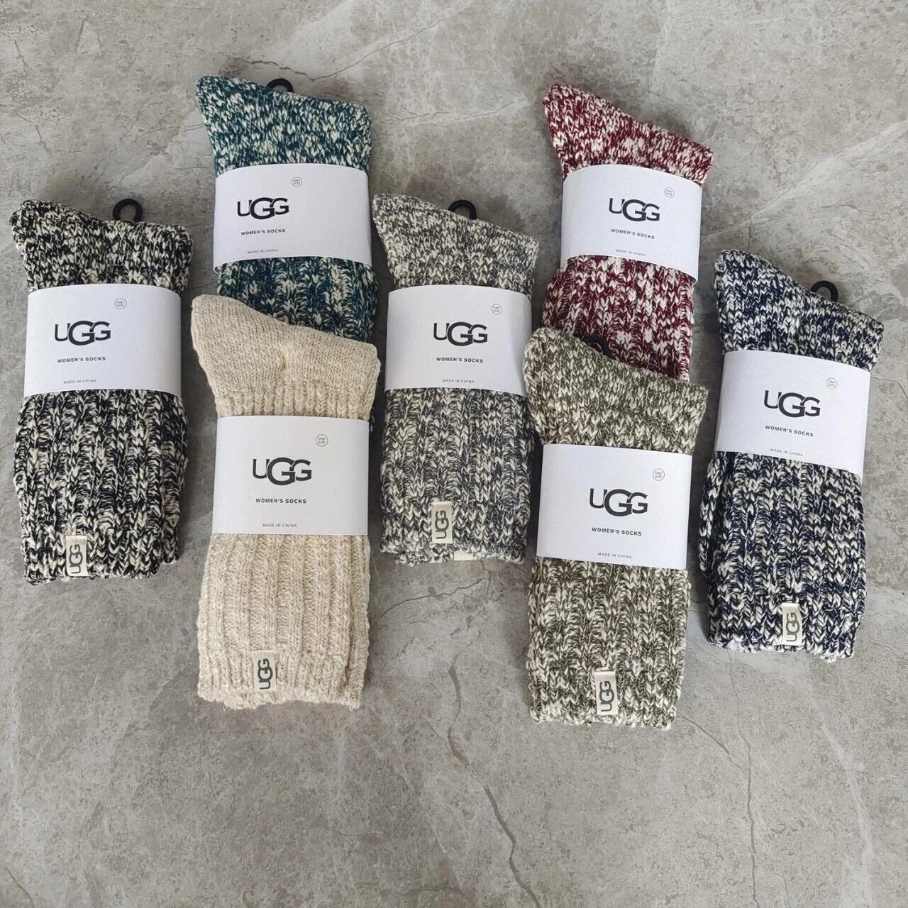 UGG Super Pile Ribbed Socks for Women - Slouchy Crew Winter Warm Gift