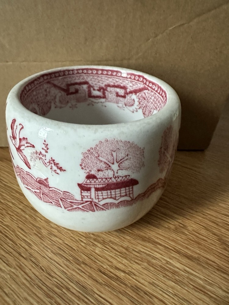 Small Tea Cup Red And White