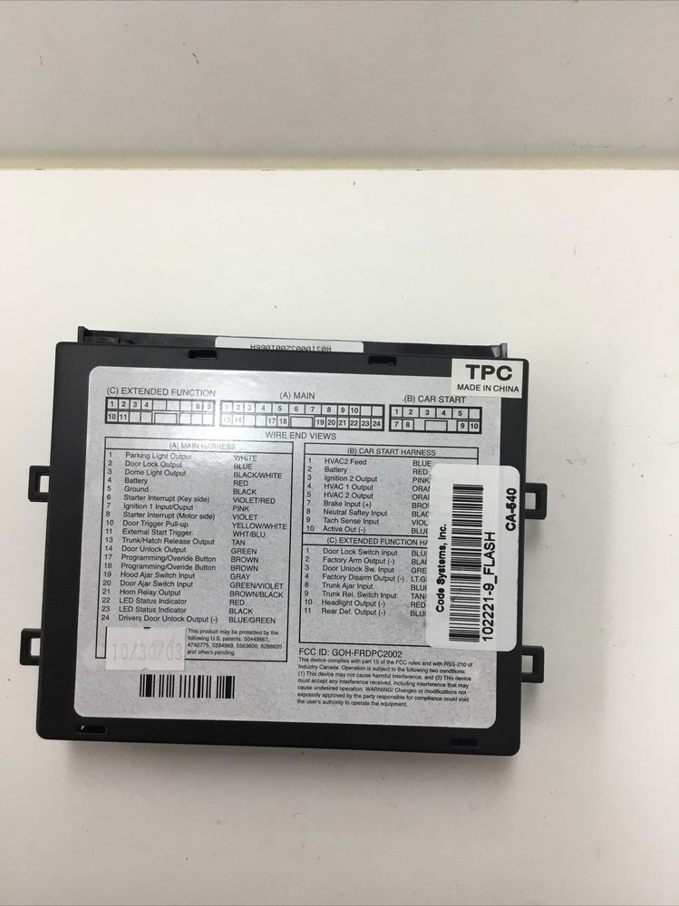 NEW Replacement Code Alarm CA-540 Module Brain CA-540