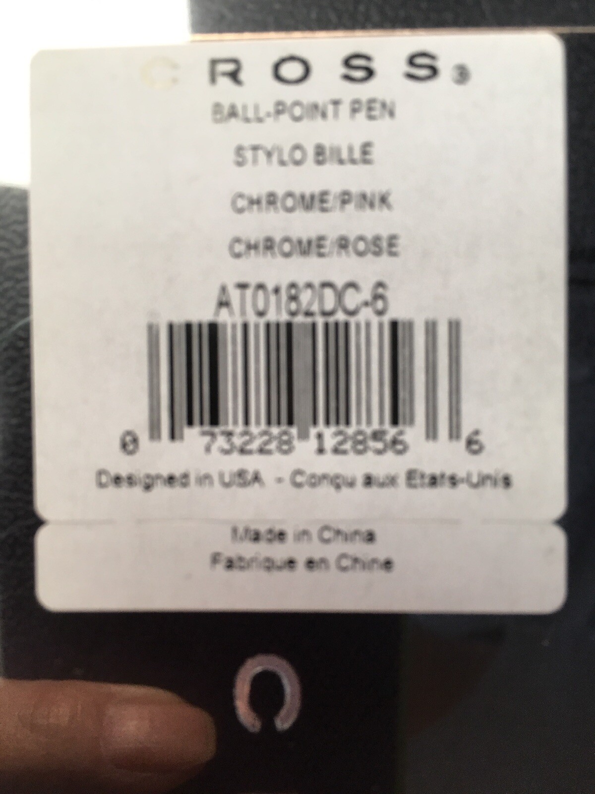 Cross Parasol Chrome and Pink Twist Ballpoint Pen -- DAMAGED PACKAGING