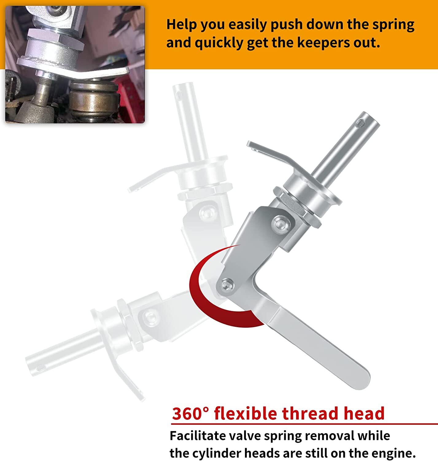 66784 Stud Mount Valve Spring Compressor for all 3/8" & 7/16" Rocker Studs