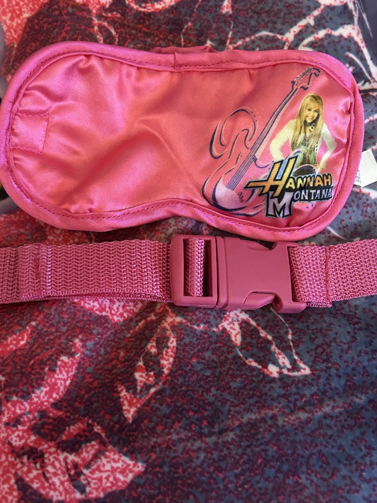 Disney Hannah Montana Slumber Pack w Tote Sleeping Bag Pillow Eye Mask Set NEW