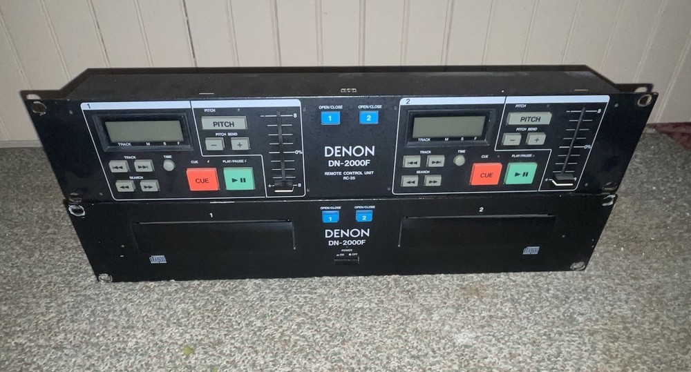 Denon DN-2000F MK3 Double CD Player And Remote Control Unit AS-IS