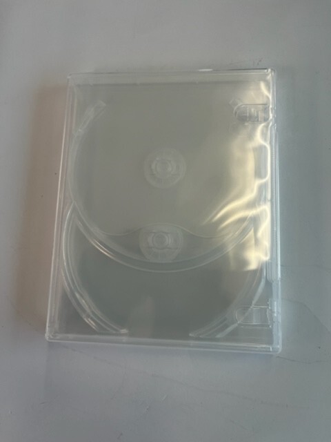 1 ORIGINAL SCANAVO CRITERION 14MM DOUBLE BLU-RAY CASES, SUPER CLEAR CR2ONET.14MM