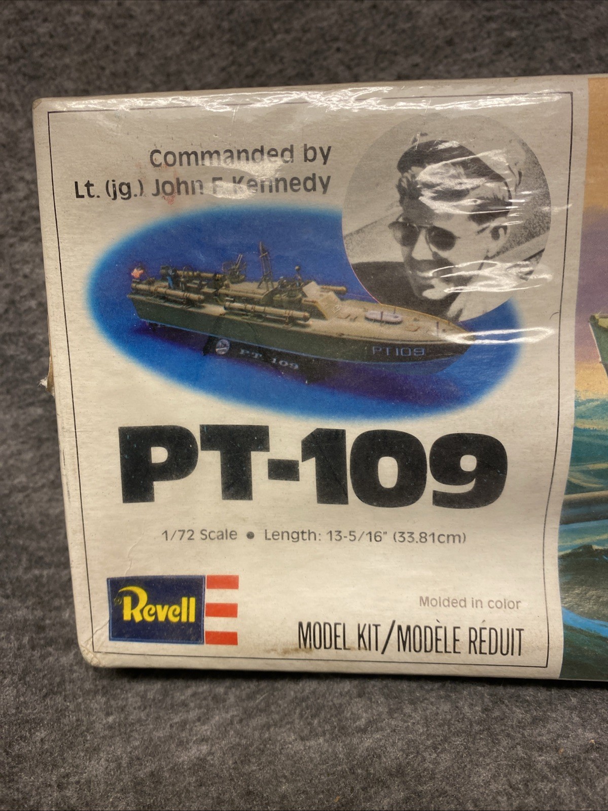 1969 Revell USS Missouri H-300 20”1977 PT-109 1/72 1972 USS Intrepid 1/720