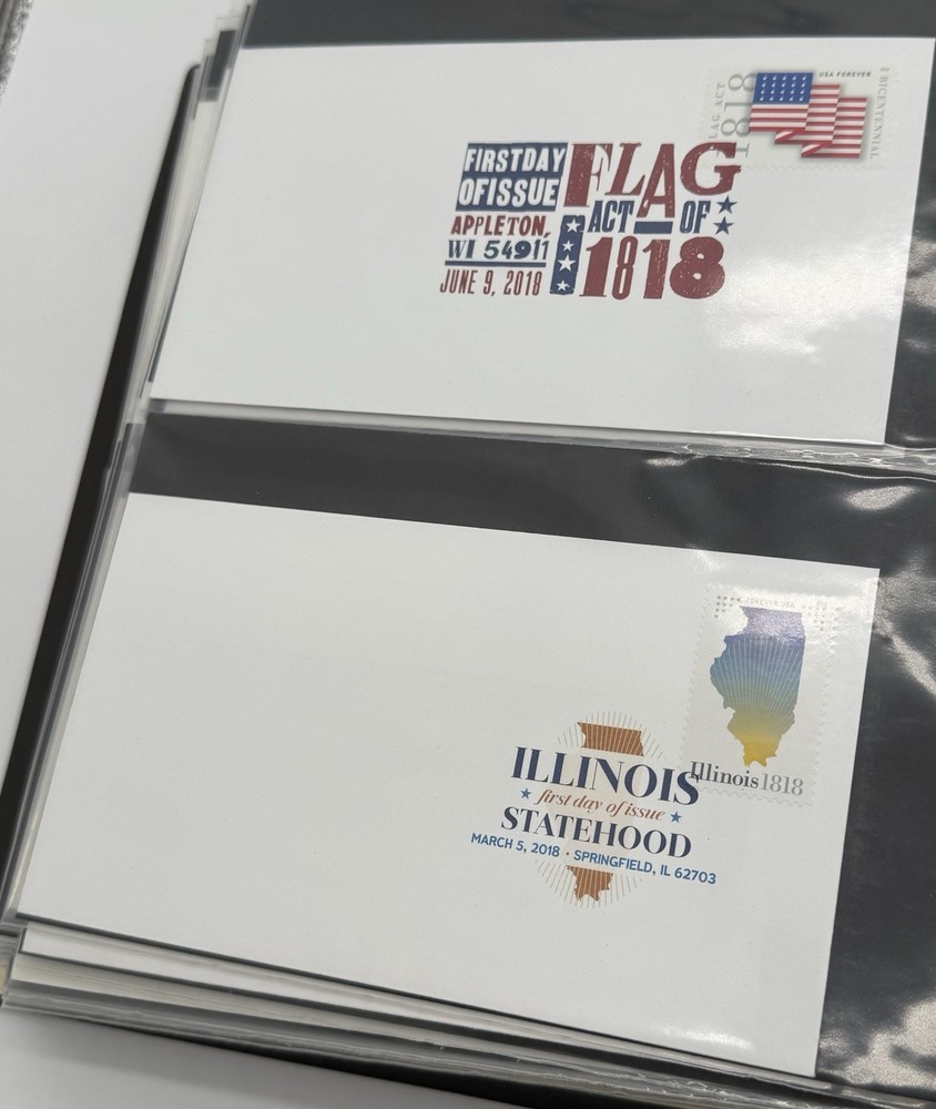 Commemorative First Day Issue Envelope/Postcard Collection Book ￼