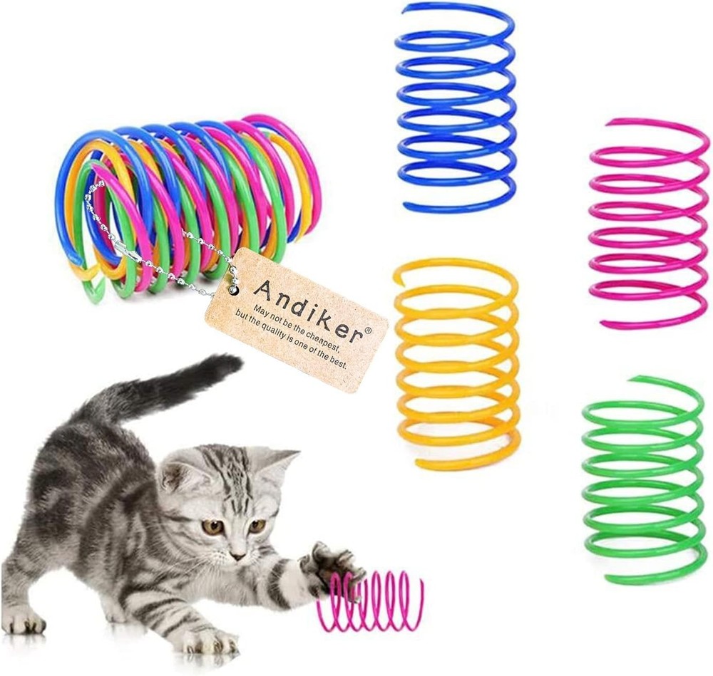 Interactive Cat Spiral Creative Spring Toy to Kill Time and Keep