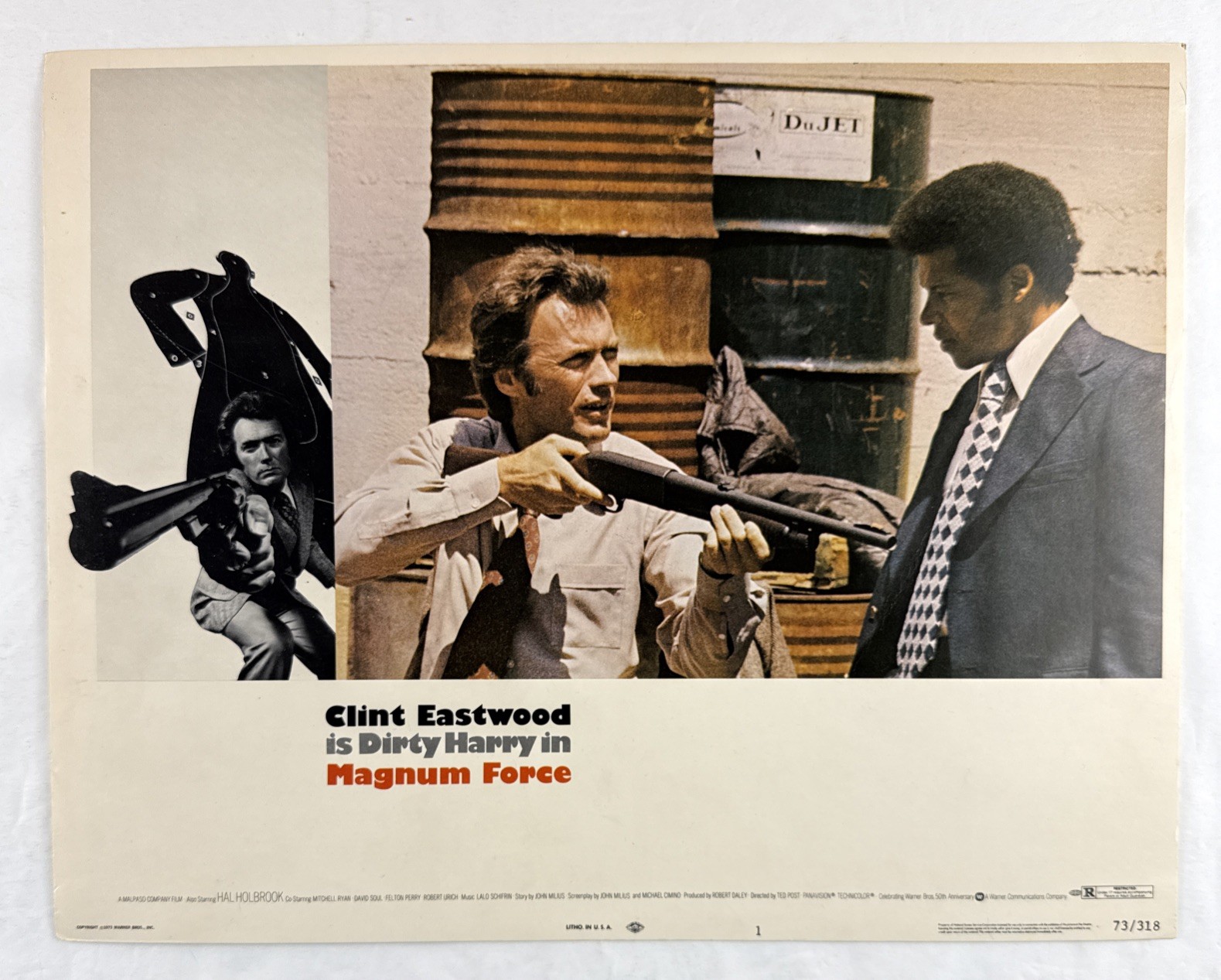 MAGNUM FORCE Single Lobby Card (Fine) 1973 Clint Eastwood Movie Poster 27830