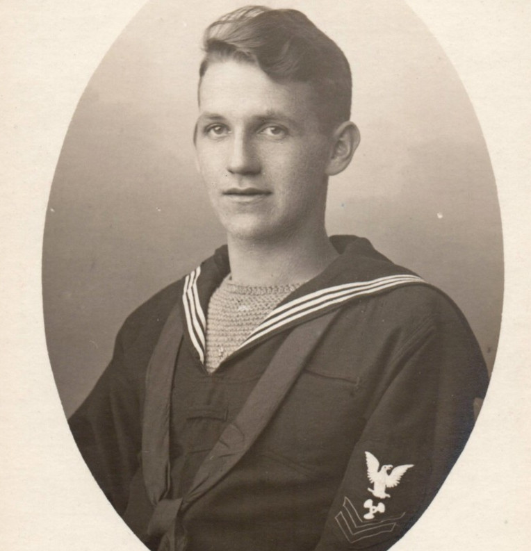 WWI Navy Sailor Oswego New York Real Photo Postcard RPPC New York