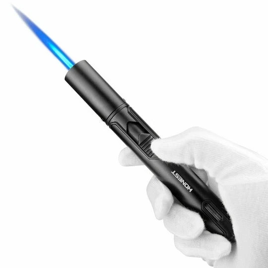 2 PCS Butane Torch Lighter 6 Inch Long Adjustable Windproof Refillable Butane