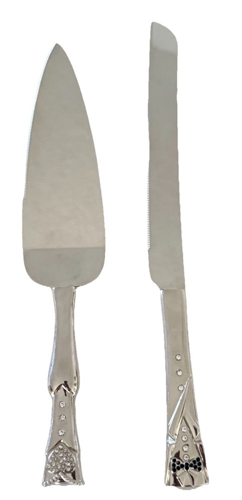 Cute Cake And Knife Server Set