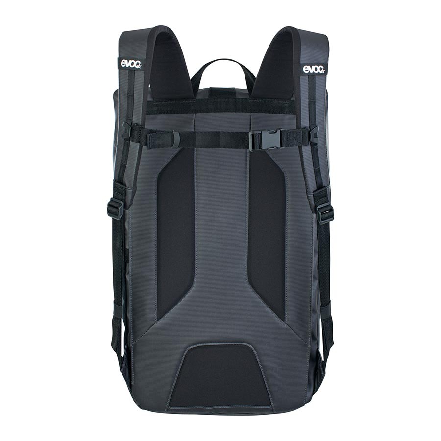 EVOC 26L Waterproof Duffle Backpack - Carbon Grey/Black, Lightweight, Tech-Ready