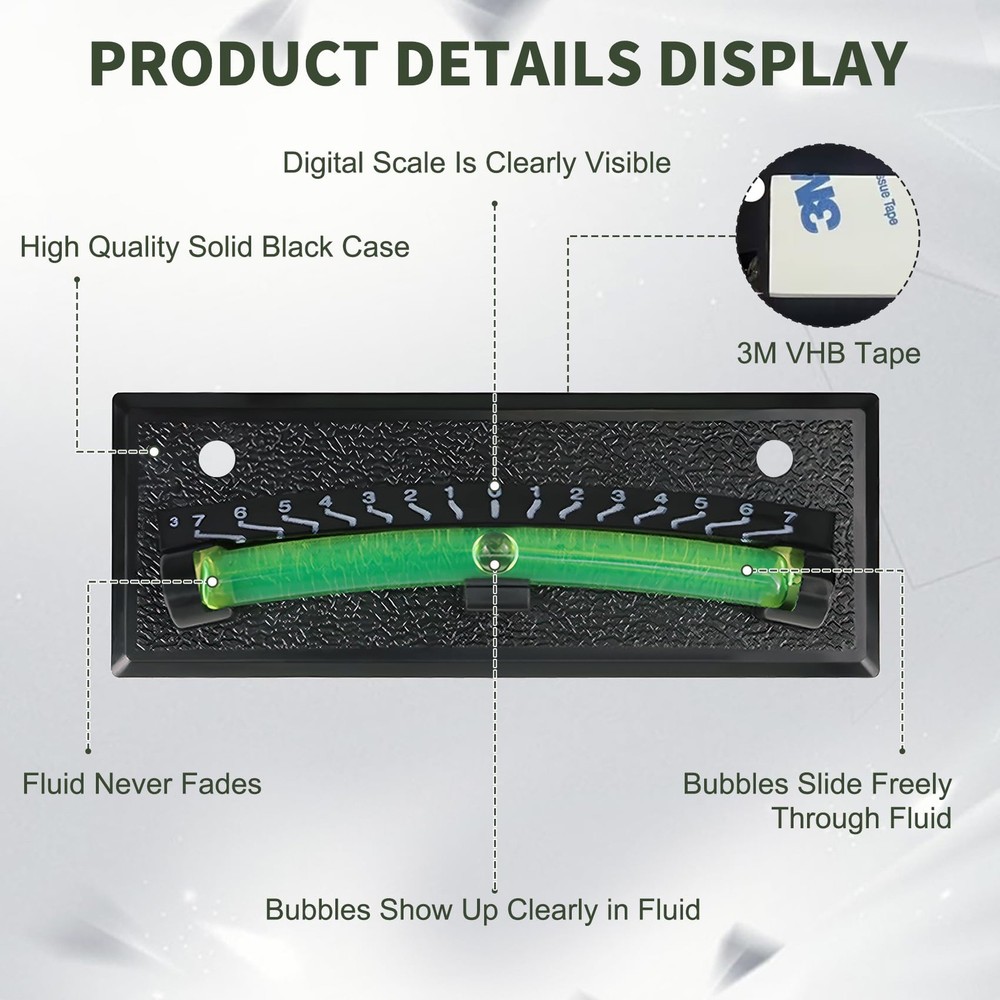 Rv Level Bubble 2-Pack, for Rv, Precision Leveling, Compatible...