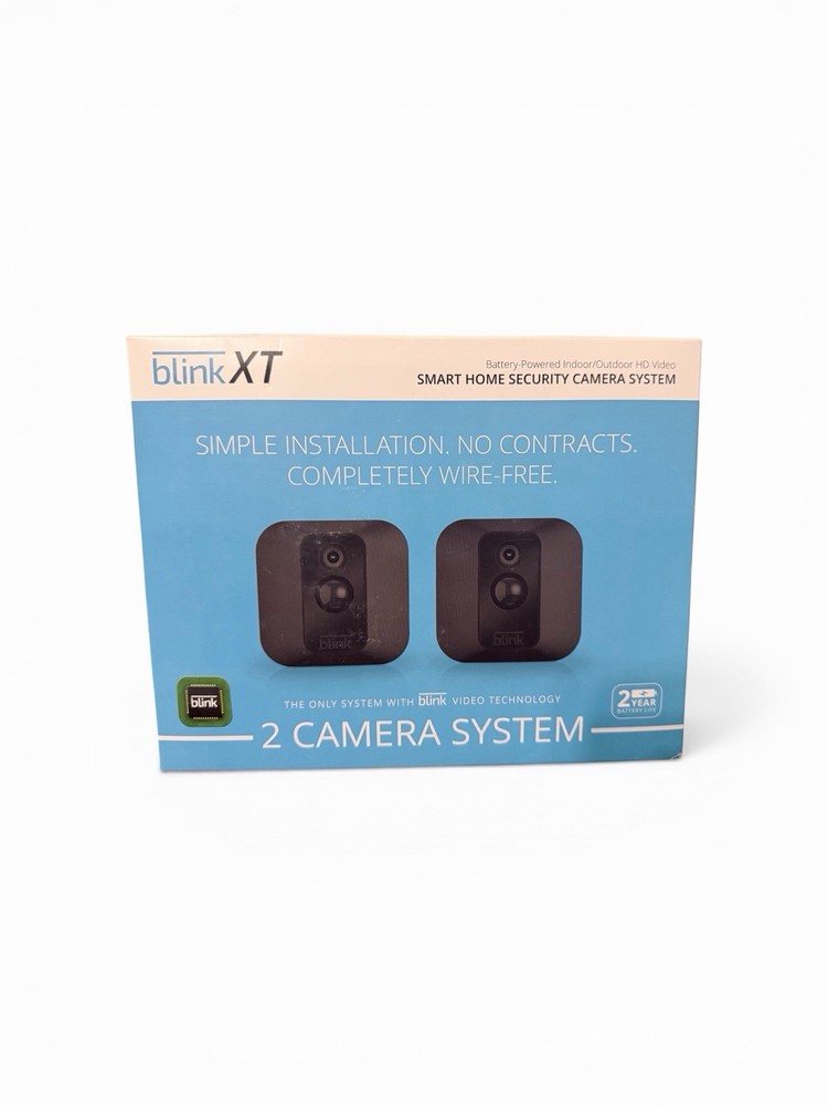 Blink XT Home Security Camera System with Motion Detection, Wall Mount, 2 Camera