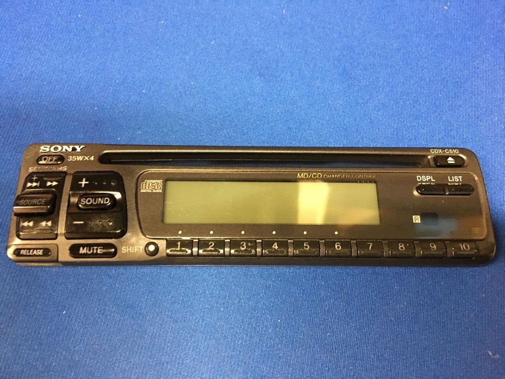 faceplate cdx-c510 sony