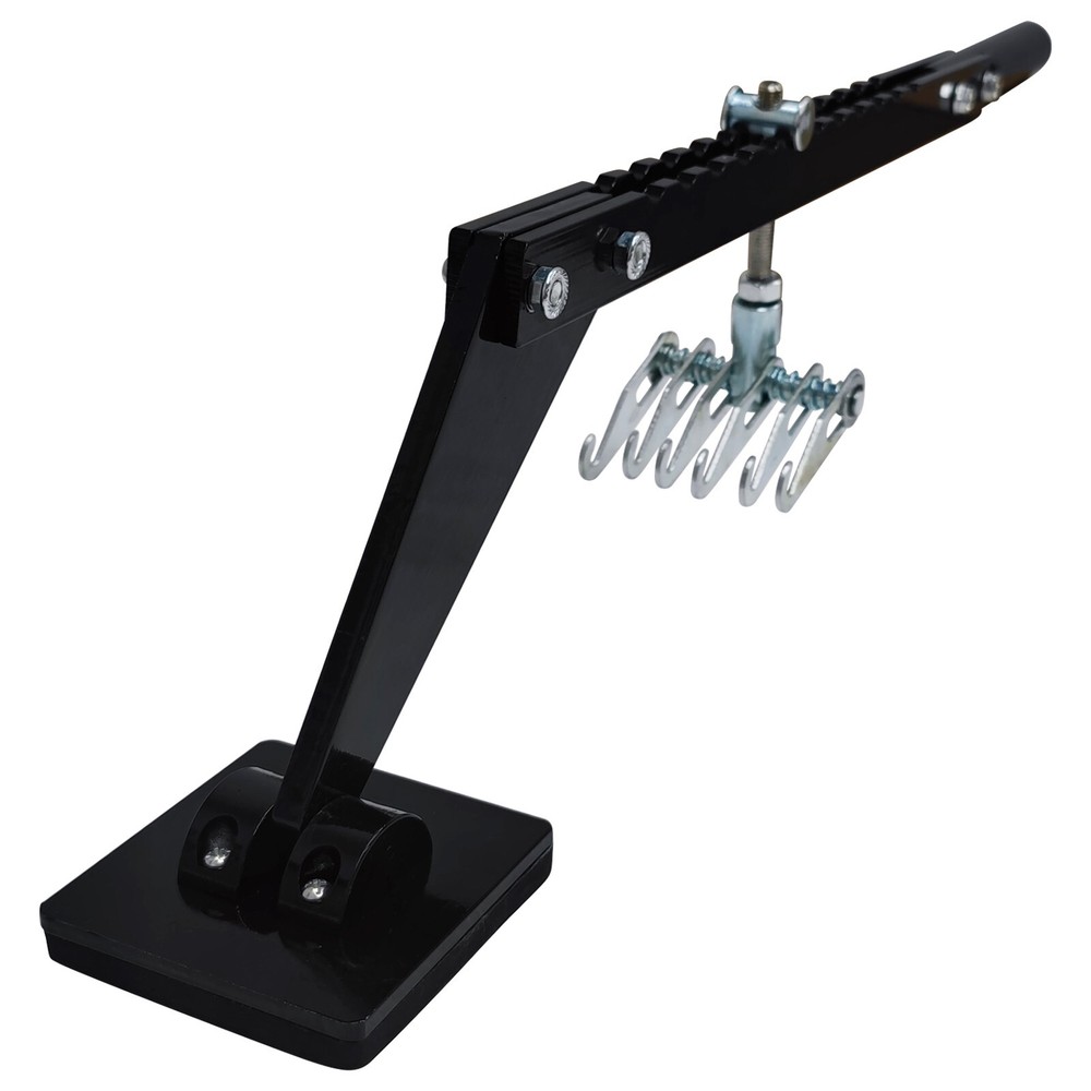 Car Dent Bar Puller Pull Lever Pulling Kit Adjustable Foot with EVA 6 Claw Hooks