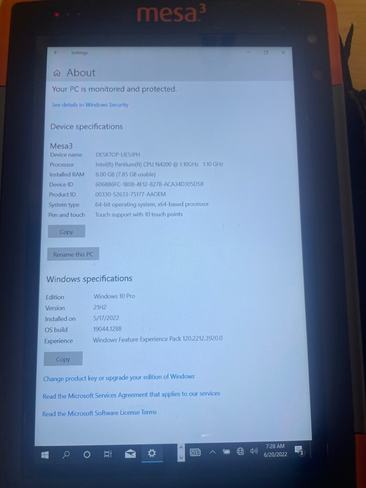 Juniper Mesa 3 Rugged Tablet
