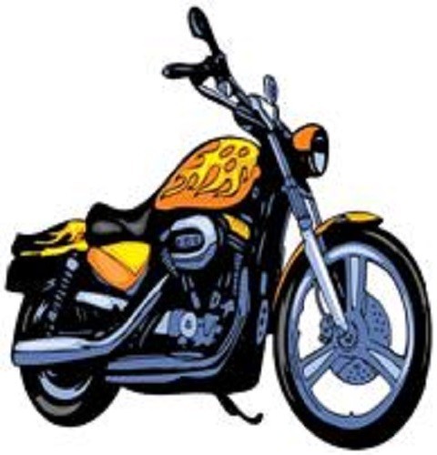 30 Custom Motorcycle Personalized Address Labels
