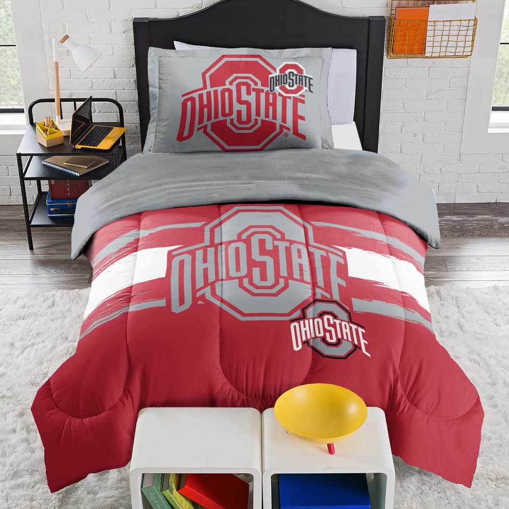 NCAA Ohio State Buckeyes Officially Licenced Comforter & Sham set