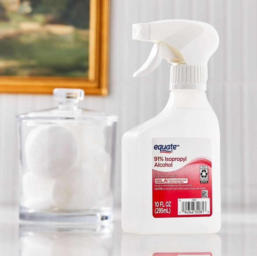 Isopropyl Alcohol First Aid Antiseptic Equate 91%, 10 fl oz