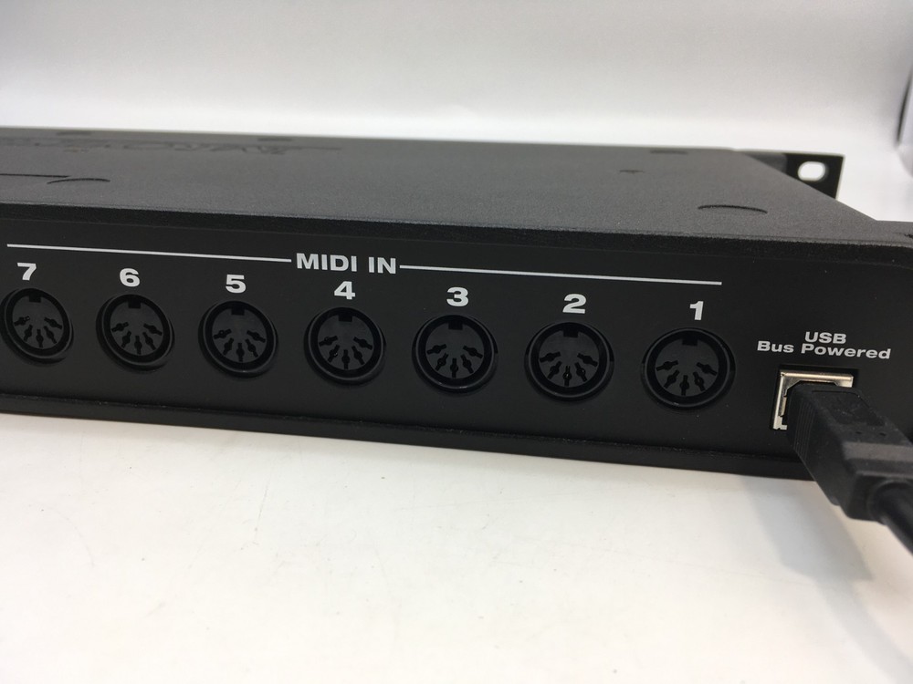 MOTU MIDI Express 128 USB MIDI Interface w/ Manual & Cable Tested Excellent