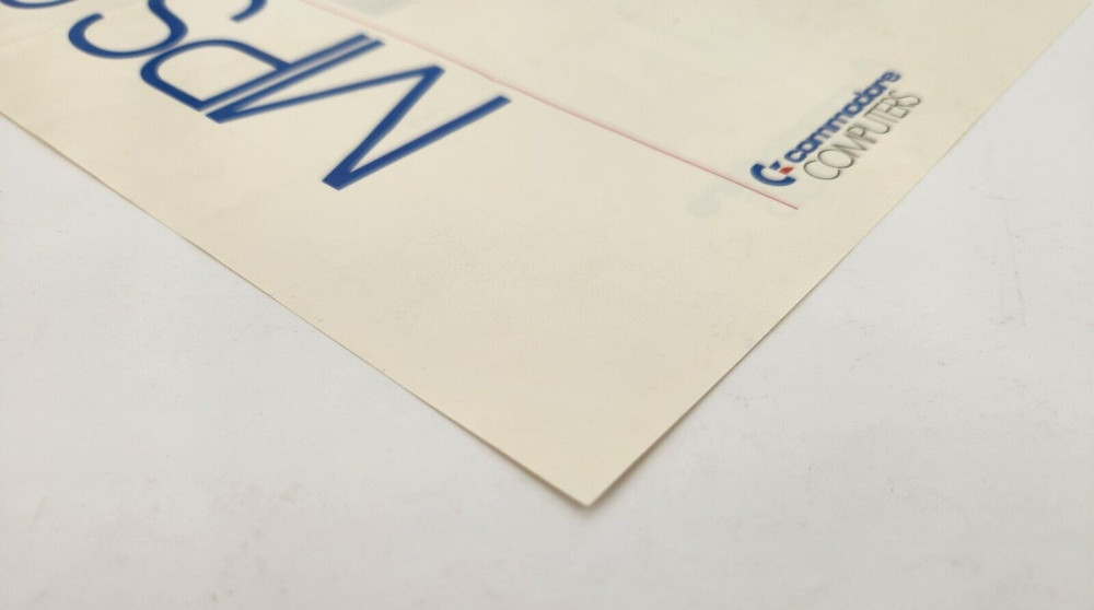 Commodore MPS801 Dot Matrix printer Sales Specifications sheet Vintage ad