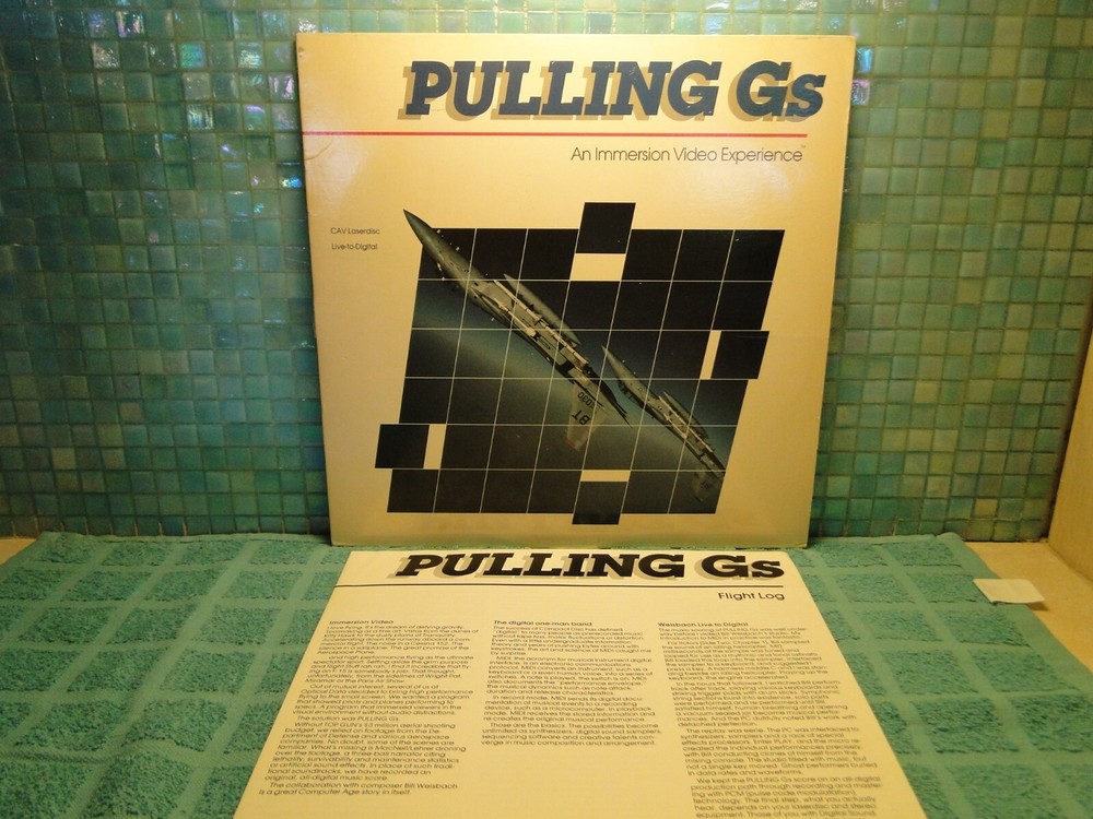 Pulling Gs Laserdisc -EXTRA LDs SHIP FREE