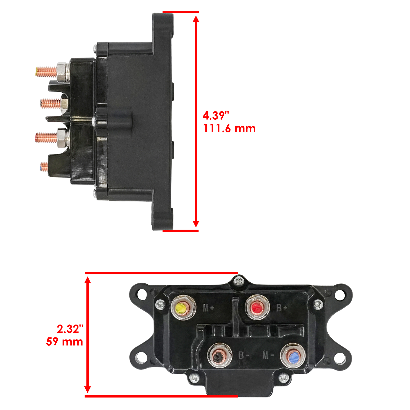 Winch Contactor Solenoid for Polaris Ranger 1000 XP / Crew XP 2017-2022 4015095