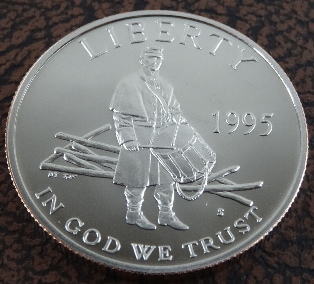 1995-S Civil War Battlefield Proof Half Dollar Commemorative US Mint Coin