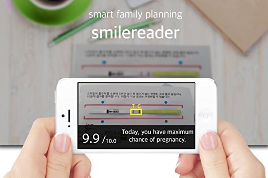 OVULATION Test Strips iOS/Android Smilereader 5 LH + hCG FERTILITY TRACKING APP