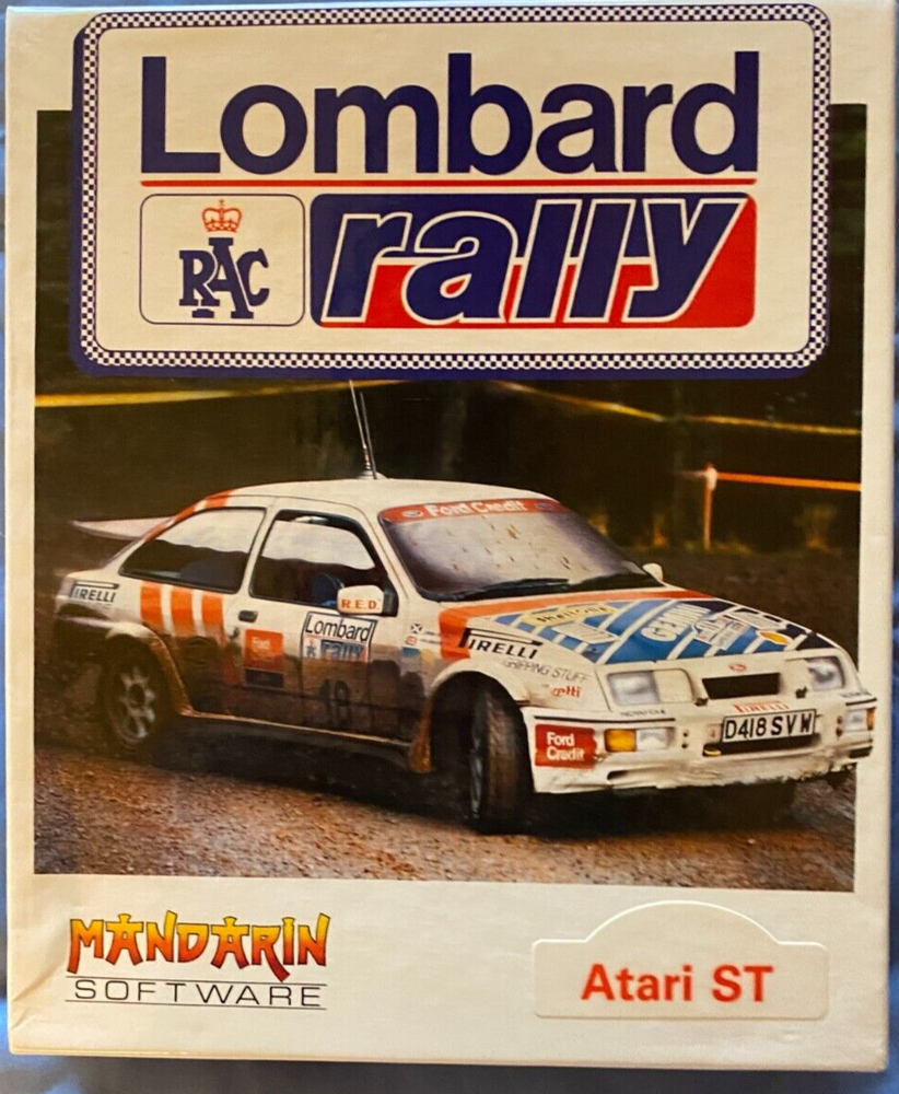 Lombard Rally Atari 1040/520 ST NEW Disk By Mandarin Software