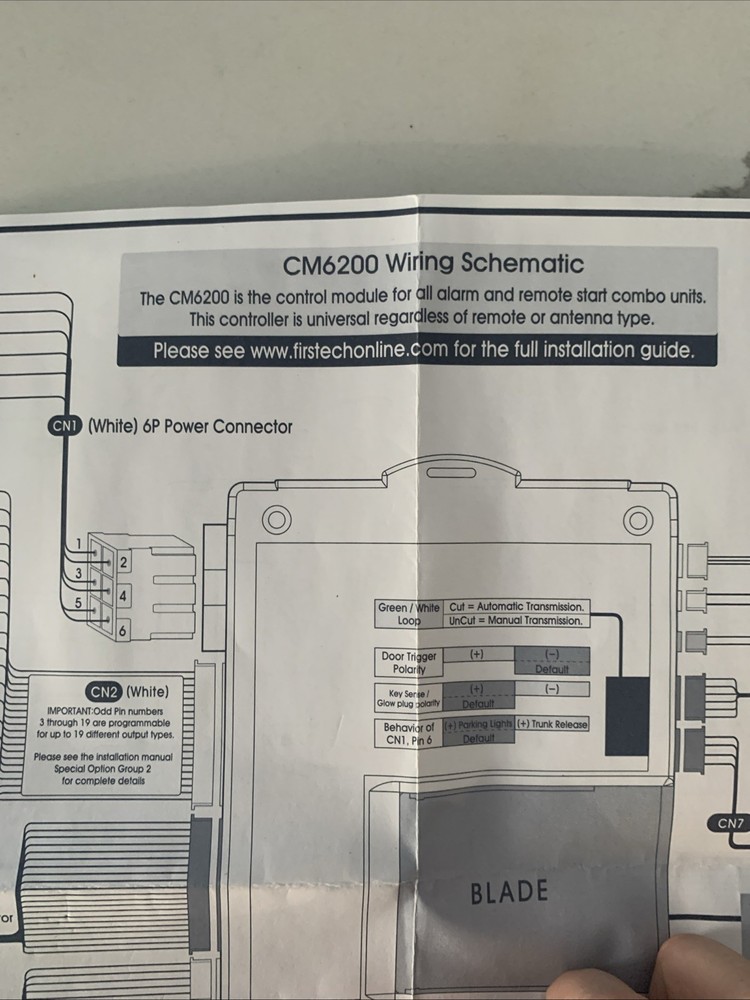 CompuSTAR FT-6200s-CONT Remote Start Controller DT Firstech NuStart Arctic
