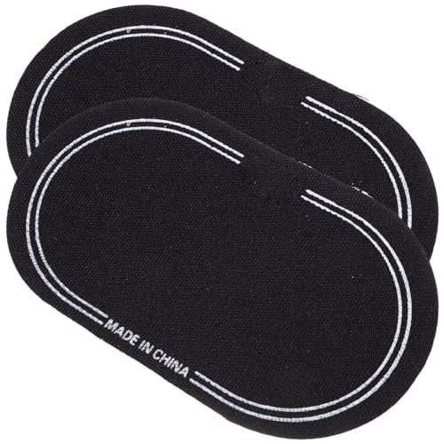 2pcs Drum Kit Pedal Patch Bass Drum Head Protector Sticker Pads Set