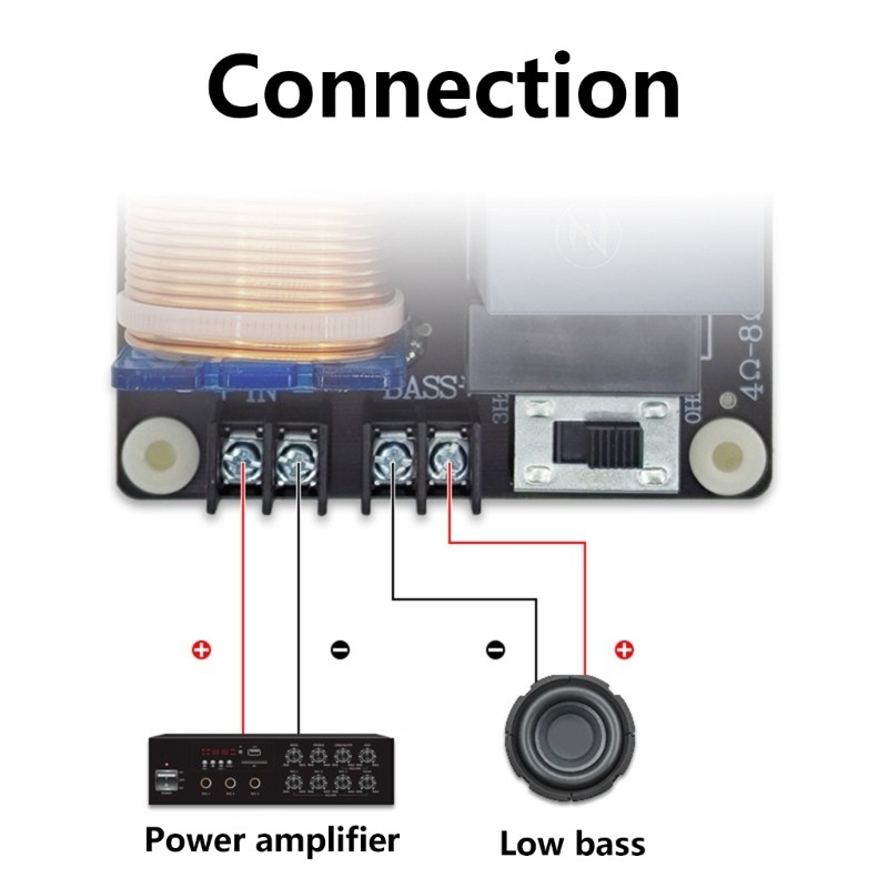 Adjust Subwoofer Frequency Divider 1500W for Powerful Speakers Modification