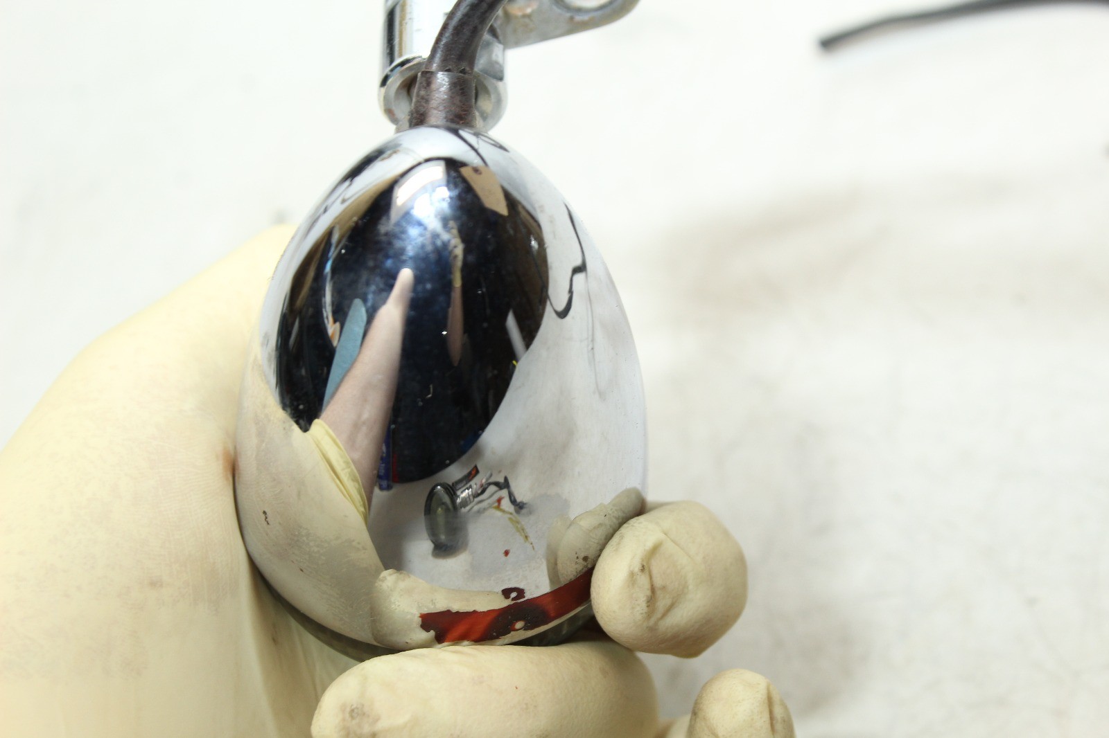 Harley Softail Dyna Sportster OEM Front Turn Signal Set Pair Chrome Bullet Style