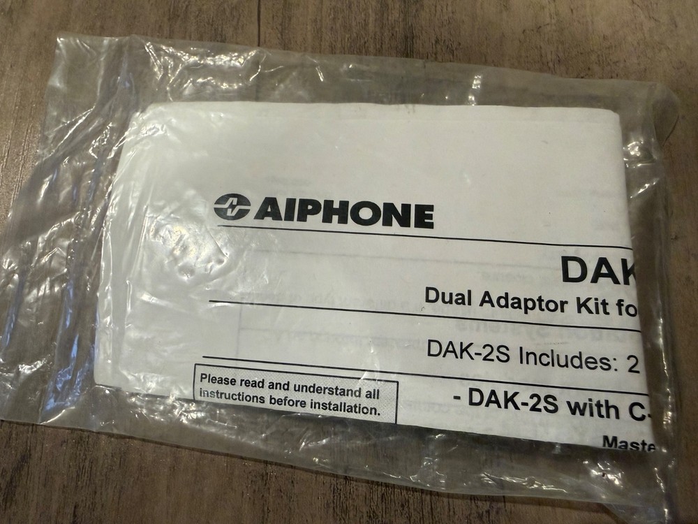 AIPHONE MASTER ADAPTER KIT DAK-2S - ALLOWS 2 MASTER STATIONS TO ANSWER 1-DOOR