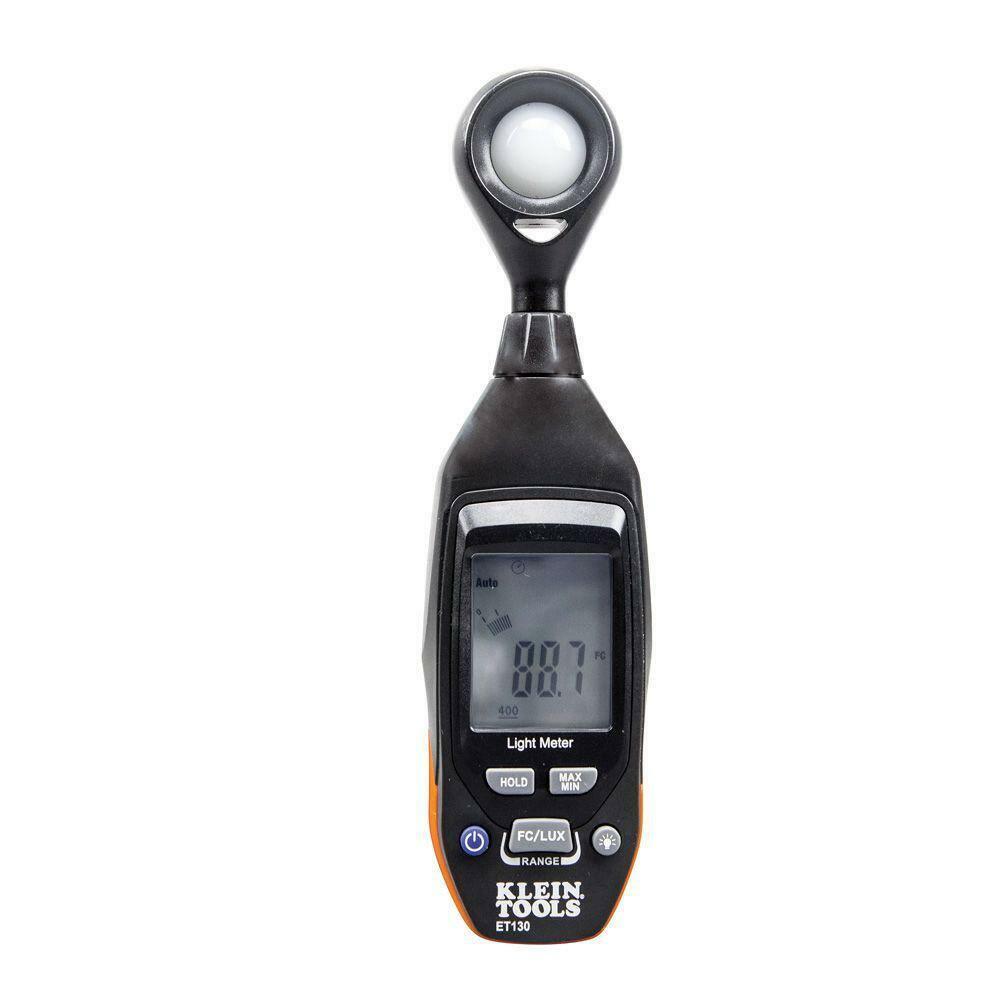 Digital-Light Meter Alkaline LCD Auto Ranging Black
