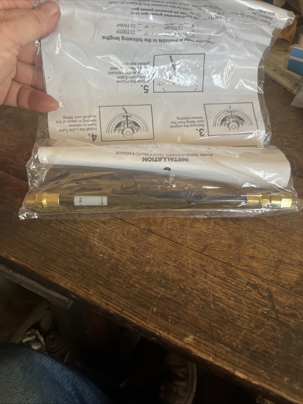 NOS Eaton CLT008P 8" Lube Tube Hose Assembly