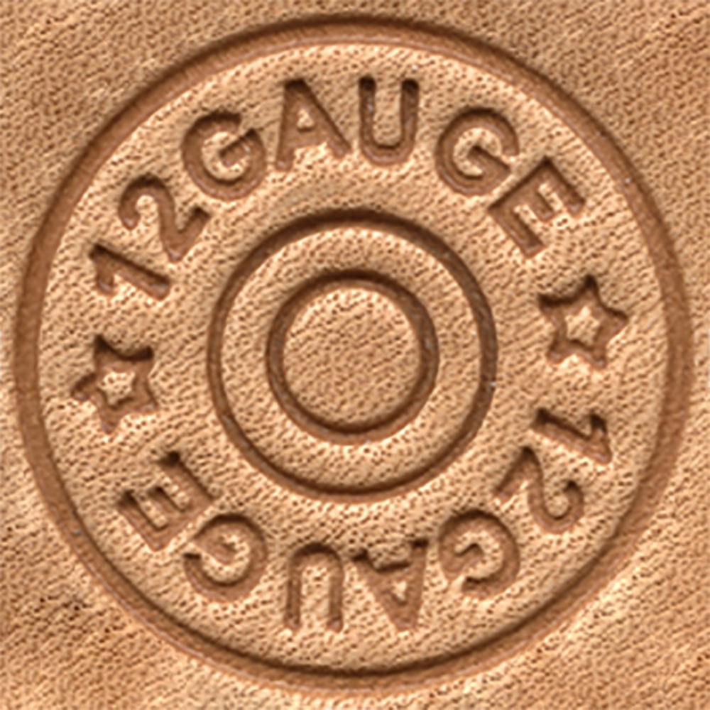 Shotgun Shell 3-D Leather Stamping Tool