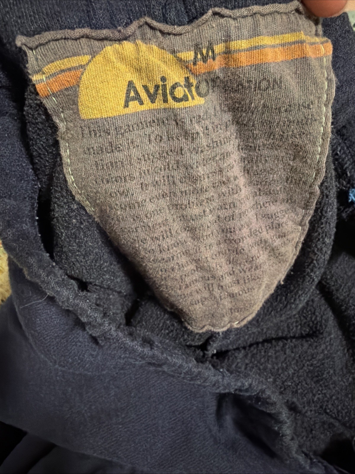 Aviator Nation 5 Stripe Sweatpants Women's Sz M Stripes Designer Multicolor