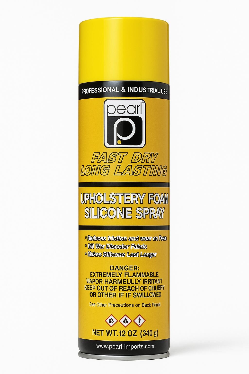 12oz Fast Dry Long Lasting Upholstery Foam Silicone Spray