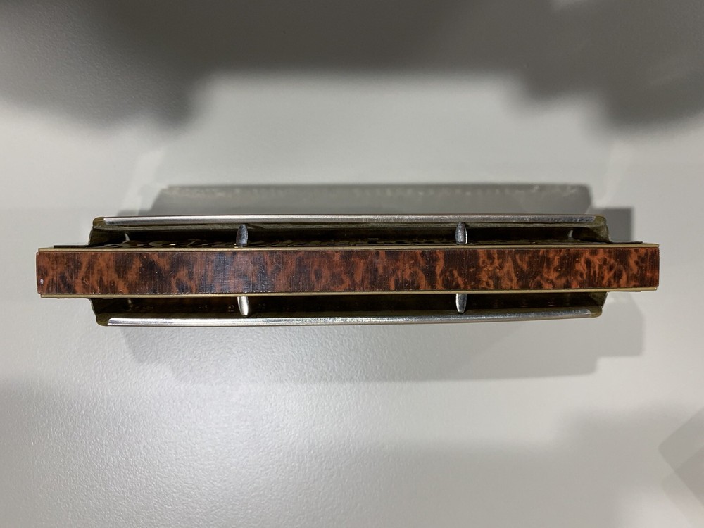 Vintage Hohner 64 Chromonica 4 Octave Pro Model Harmonica w/Tortoise Shell Case