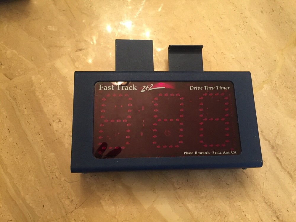 Fast Track 2+2 Drive-Thru Timer Display System